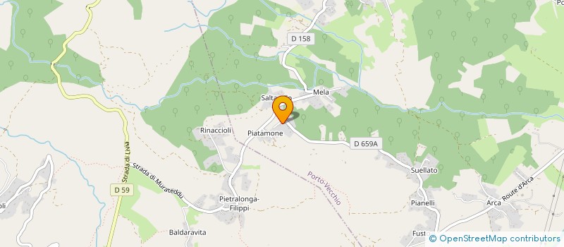 localisation de l'entreprise PIANELLI PRODUCTION  PORTO-VECCHIO