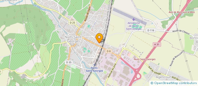 localisation de l'entreprise PIANETTI ET ASSOCIES  CORGOLOIN