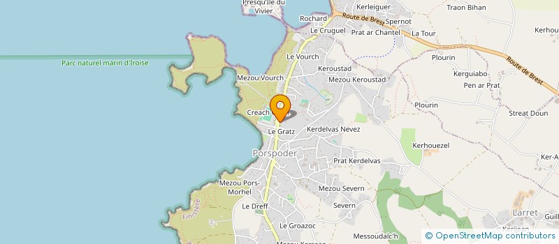 localisation de l'entreprise PIANIROISE  PORSPODER