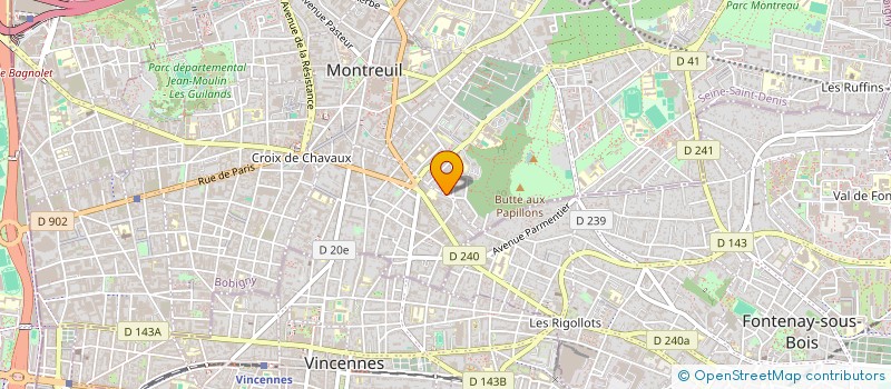 localisation de l'entreprise PIANISSIMMO 31 à MONTREUIL