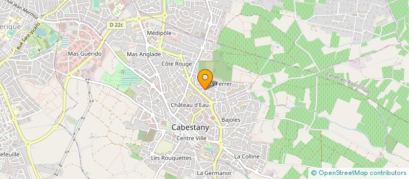 localisation de l'entreprise PIANISSIMMO  CABESTANY