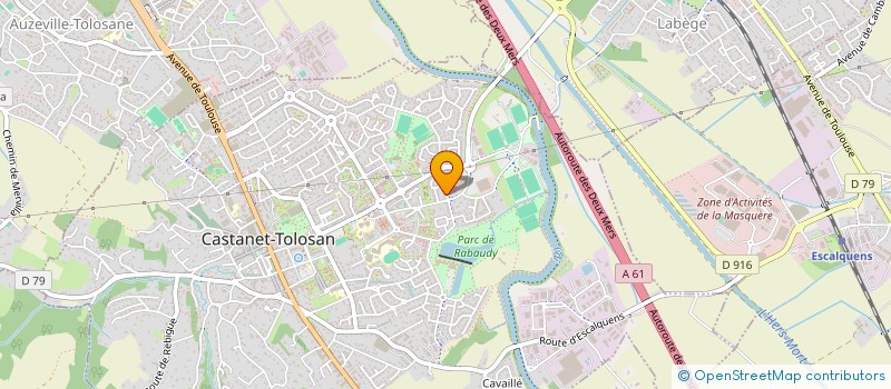 localisation de l'entreprise PIANISSISSIMO à CASTANET-TOLOSAN