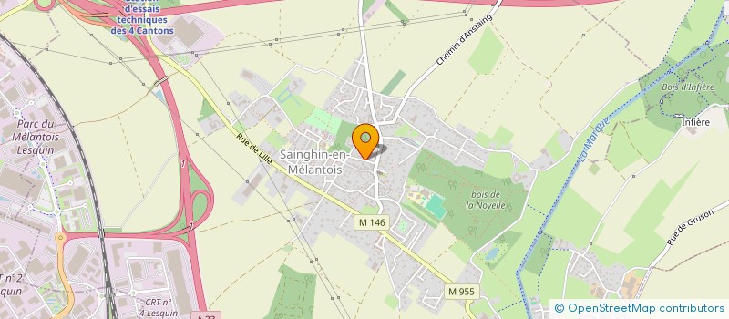 localisation de l'entreprise PIANNA  SAINGHIN-EN-MELANTOIS