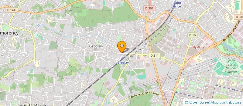localisation de l'entreprise PIANO 95 RAVEL  GROSLAY