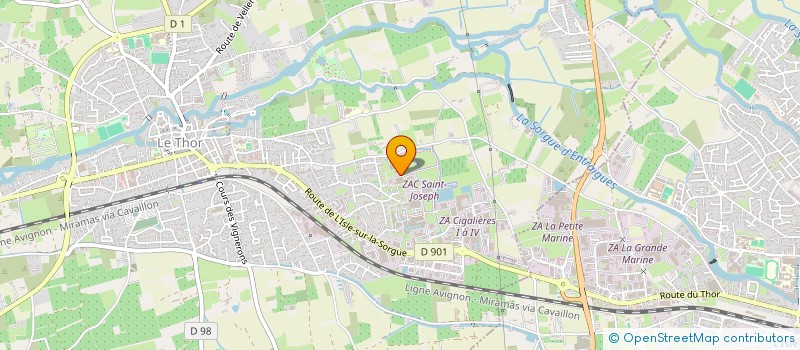 localisation de l'entreprise PIANO ABRARD  LE THOR