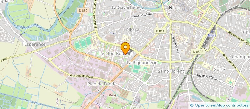 localisation de l'entreprise PIANO ACADEMY à NIORT