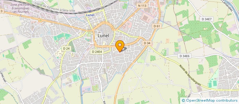 localisation de l'entreprise PIANO BLUES à LUNEL