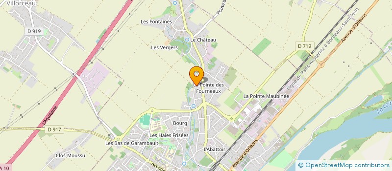 localisation de l'entreprise PIANO ET CREATIONS à BEAUGENCY