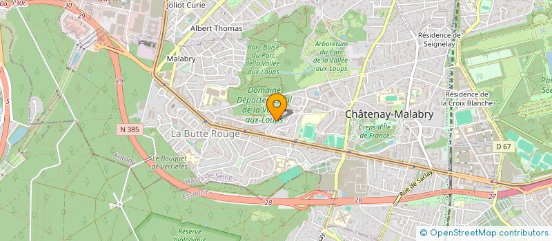localisation de l'entreprise PIANO IMPACT à CHATENAY-MALABRY