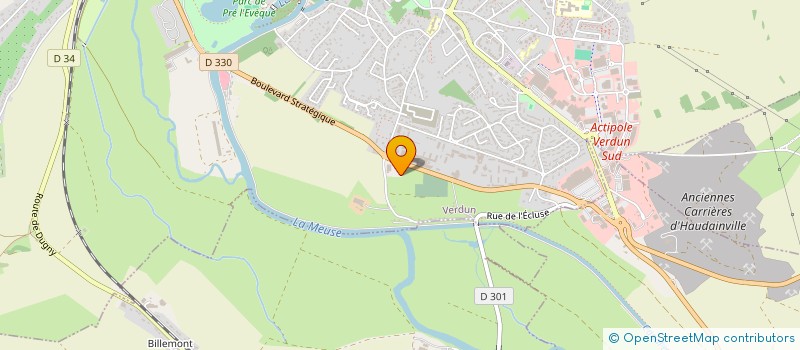 localisation de l'entreprise PIANO LED à VERDUN