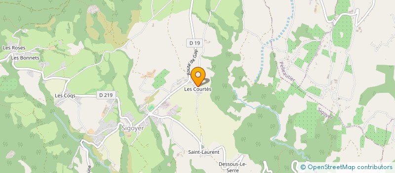 localisation de l'entreprise PIANO SIGO  SIGOYER