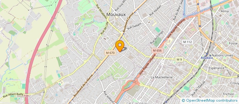 localisation de l'entreprise PIANOKOSMOS  MOUVAUX