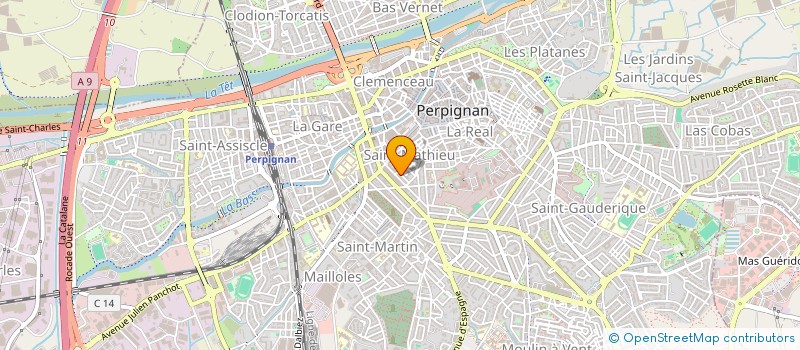 localisation de l'entreprise PIANOLAND  PERPIGNAN