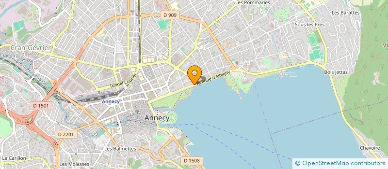 localisation de l'entreprise PIANOMUSICA à ANNECY