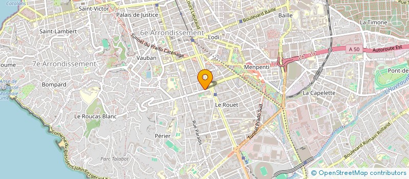localisation de l'entreprise PIANOS POUR TOUS  MARSEILLE