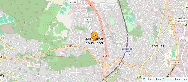 localisation de l'entreprise PIANOS RICARD  SAINT-BRICE-SOUS-FORET