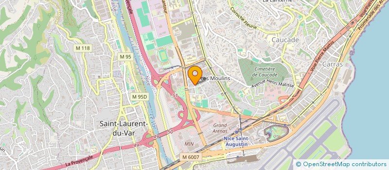 localisation de l'entreprise PIANOSANO PRODUCTION  NICE