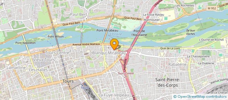 localisation de l'entreprise PIANOVOX  TOURS