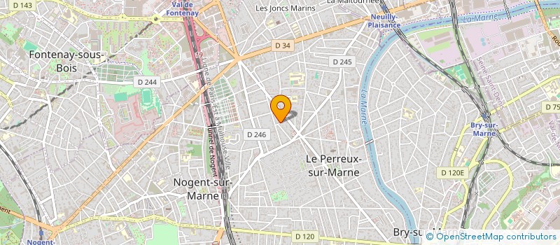 localisation de l'entreprise PIAR  LE PERREUX-SUR-MARNE