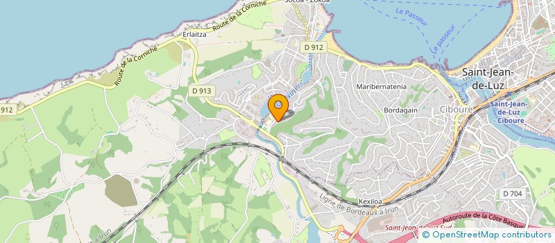 localisation de l'entreprise PIARRES LARZABAL KOLEGIOA  CIBOURE