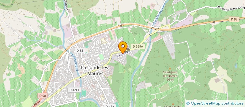 localisation de l'entreprise PIARSOAN  LA LONDE-LES-MAURES