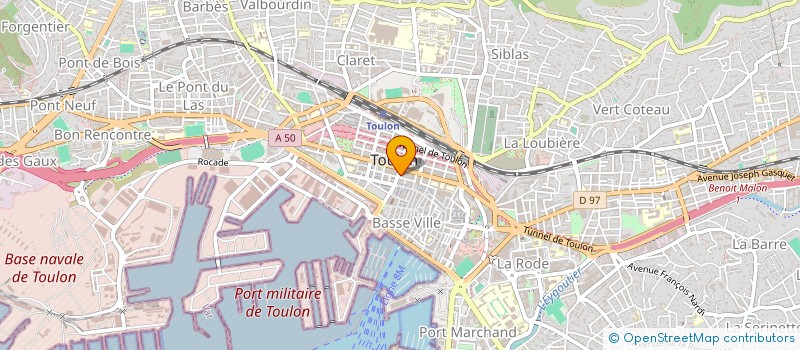 localisation de l'entreprise PIAT ET CIE à TOULON