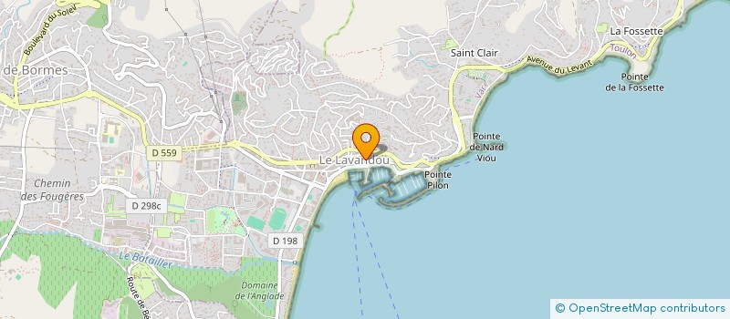 localisation de l'entreprise PIAT ET CO à LE LAVANDOU