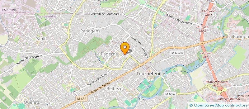 localisation de l'entreprise PIATRO MUSIC à TOURNEFEUILLE