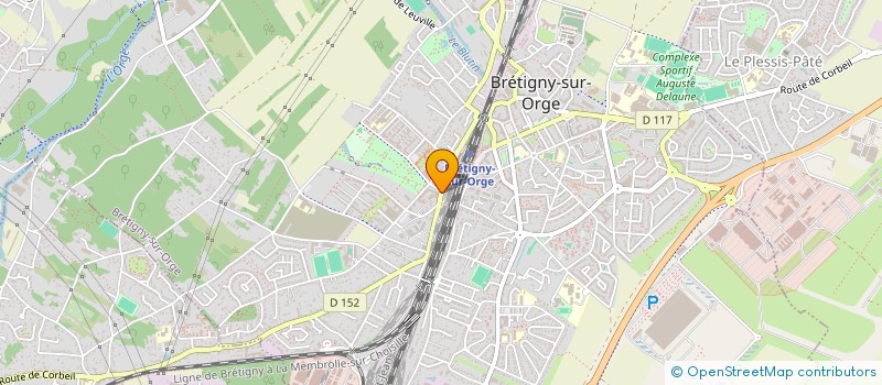 localisation de l'entreprise PIATTO PIZZA à BRETIGNY-SUR-ORGE