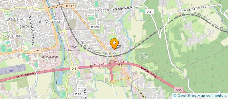 localisation de l'entreprise PIAU GOURMAND  SEMEAC