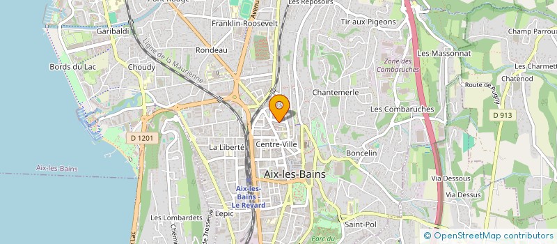 localisation de l'entreprise PIAZZA  AIX-LES-BAINS