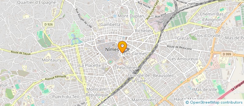 localisation de l'entreprise PIAZZA à NIMES
