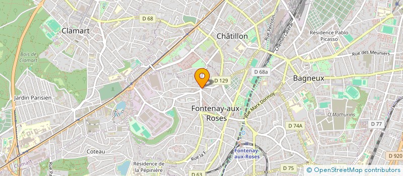 localisation de l'entreprise PIAZZA DEL GUSTO à FONTENAY-AUX-ROSES