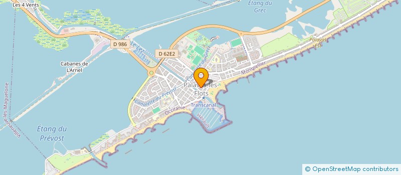localisation de l'entreprise PIAZZA NINA à PALAVAS-LES-FLOTS