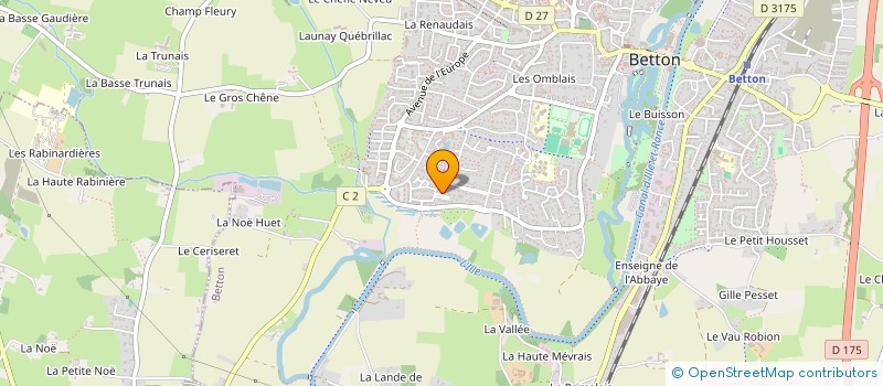 localisation de l'entreprise PIB AND CO  BETTON