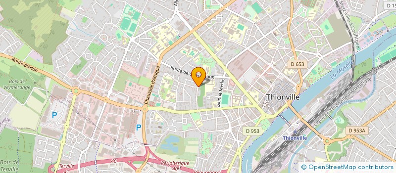 localisation de l'entreprise PIBAIM  THIONVILLE