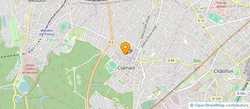 localisation de l'entreprise PIBAO à CLAMART