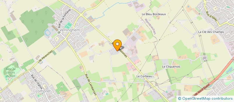 localisation de l'entreprise PIBE à VERLINGHEM