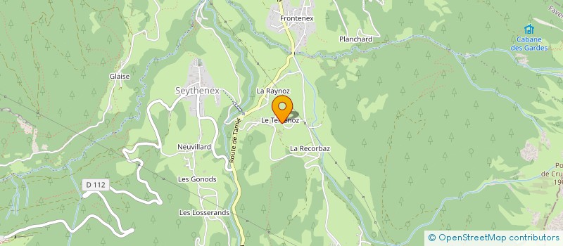 localisation de l'entreprise PIBER  FAVERGES-SEYTHENEX