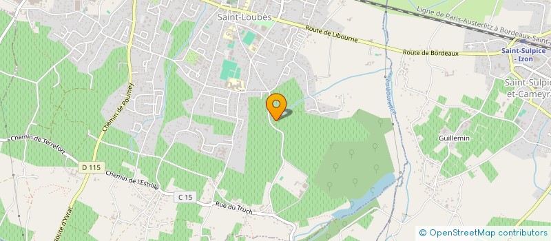 localisation de l'entreprise PIBERNE MAGRET  SAINT-LOUBES