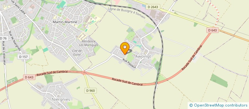 localisation de l'entreprise PIBEST  AWOINGT