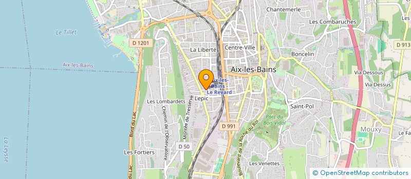 localisation de l'entreprise PIBHEX  AIX-LES-BAINS