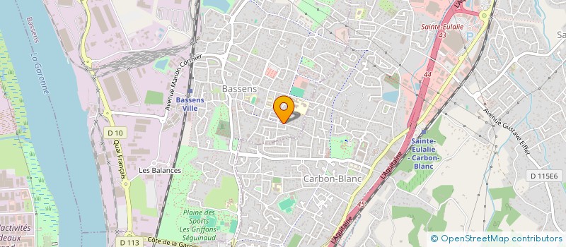 localisation de l'entreprise PIBM  BASSENS