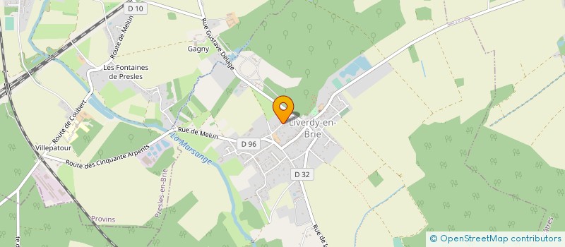 localisation de l'entreprise PIBN IMMOBILIER 2 à LIVERDY-EN-BRIE