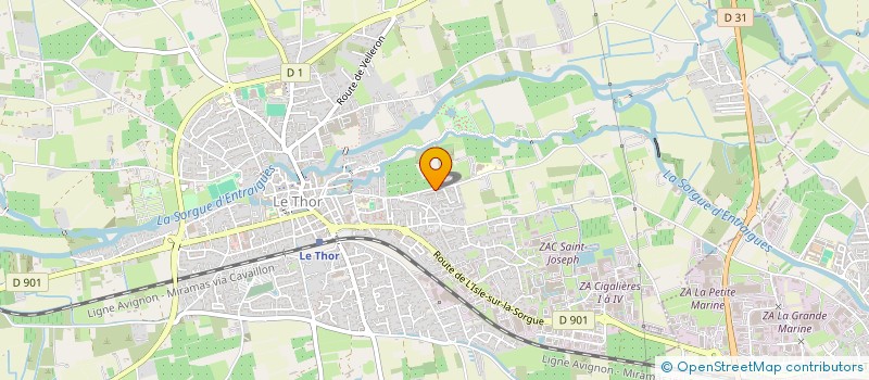 localisation de l'entreprise PIBOT-POSE  LE THOR