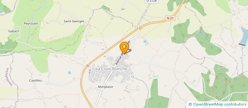 localisation de l'entreprise PIBOX & CIES  LA CROIX-BLANCHE