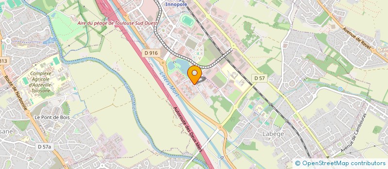 localisation de l'entreprise PIBRAC RETAIL PARK  LABEGE