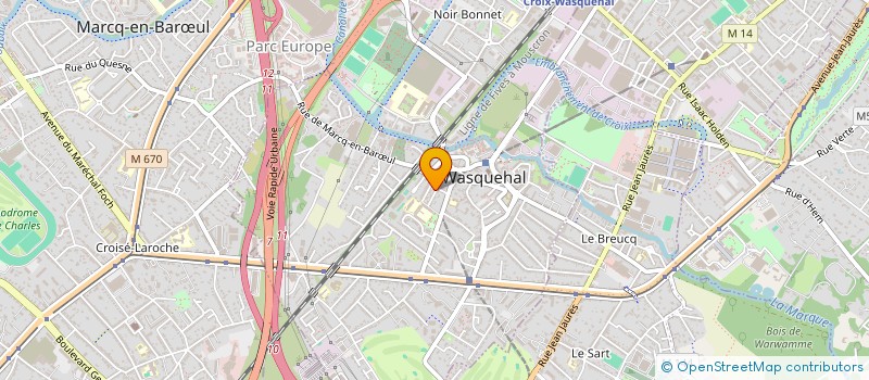 localisation de l'entreprise PIC  WASQUEHAL