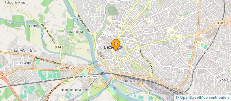 localisation de l'entreprise PIC'ASSIETTE à BEZIERS