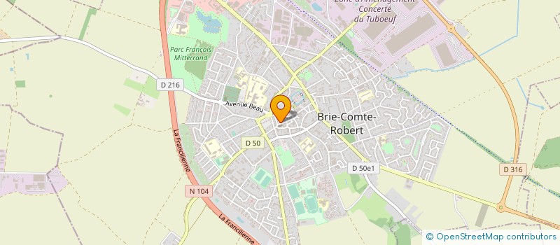localisation de l'entreprise PIC'ASSIETTE à BRIE-COMTE-ROBERT